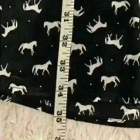 Xhilaration Pony Print Mini Black Tie Waist Dress - Picture 5 of 9
